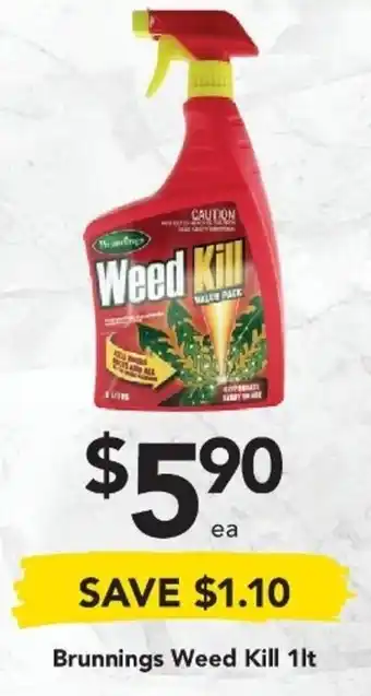 Drakes Brunnings Weed Kill 1lt offer