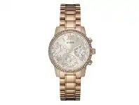 Bevilles Jewellery Guess Rose Gold Mini Sunrise Ladies Chronograph Watch Model-W0623L2 offer
