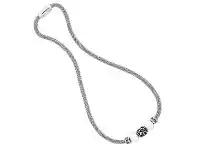 Bevilles Jewellery Stainless Steel Bead Necklace offer