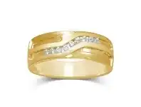 Bevilles Jewellery 9ct Gold 0.15ct Diamond Ring offer