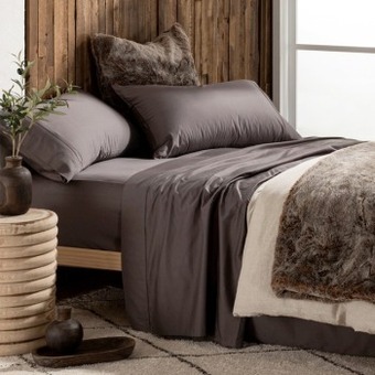 Pillow Talk 400 thread count bamboo cotton sheet set by habitat offer