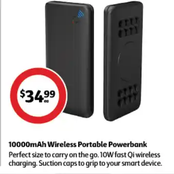 Coles 10000mAh Wireless Portable Powerbank offer