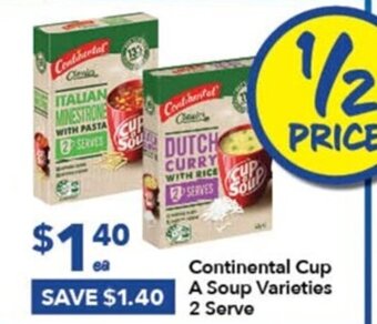 Continental Cup A Soup Varieties 2 Serve
