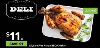 Ritchies Lilydale Free Range BBQ Chicken offer