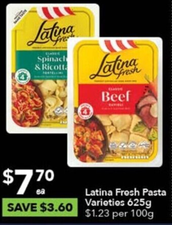 Latina Fresh Pasta Varieties 625g