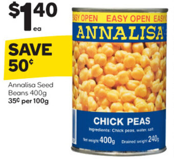 Annalisa Seed Beans 400g