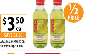 Supabarn Azalea Grapeseed Oil 500ml offer