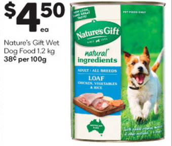 Woolworths Nature's Gift Wet Dog Food 1.2 kg offer