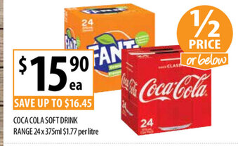 Supabarn Coca Cola Soft Drink offer