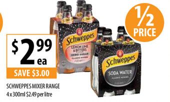 Supabarn Schweppes Mixer offer
