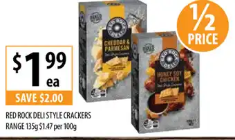 Supabarn Red Rock Deli Style Crackers 100g offer