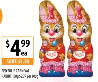 Red Tulip Carnival Rabbit 100g