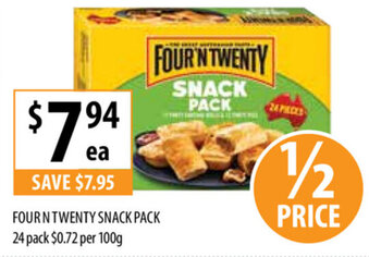 Four 'N Twenty Snack Pack