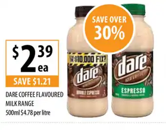 Supabarn Dare Coffee Flavoured Milk offer