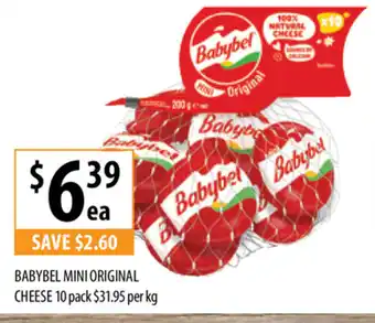 Supabarn Babybel Mini Original Cheese offer