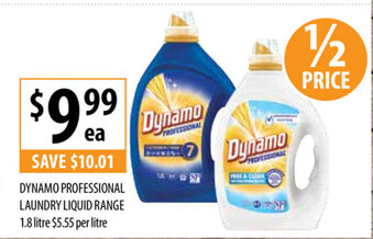 Supabarn Dynamo Professional Laundry Liquid offer