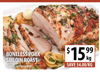 Supabarn Boneless Pork Sirloin Roast offer