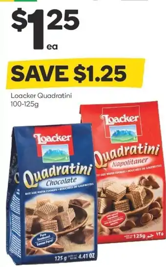 Loacker Quadratini 100-125g