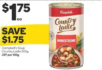 Woolworths Campbell's Soup Country Ladle 505g offer