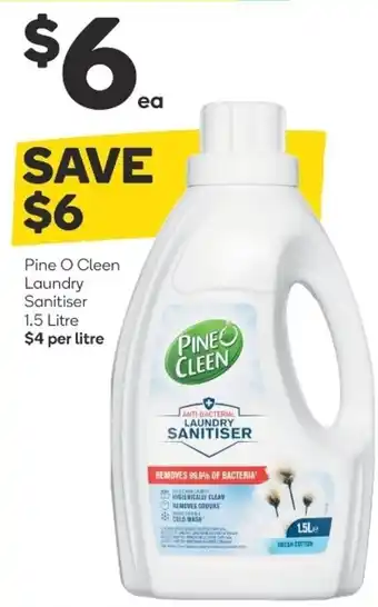Woolworths Pine O Clean Laundry Sanitiser 1.5L offer