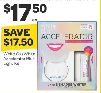 Woolworths White Glo White Accelerator Blue Light Kit offer