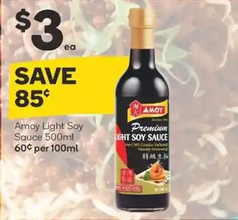 Woolworths Amoy Light Soy 500ml offer