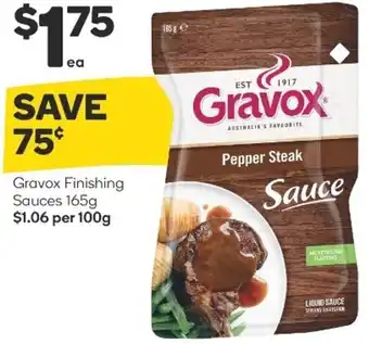 Woolworths Gravox Finishing Sauces 165g offer