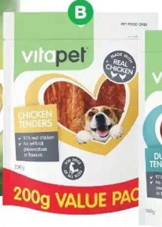Woolworths Vitapet Jerhigh Dog Treat Tenders 200g offer