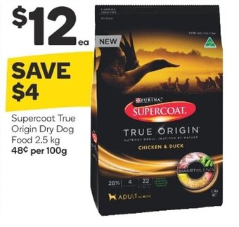 Woolworths Supercoat True Origin Dry Dog Food 2,5kg offer