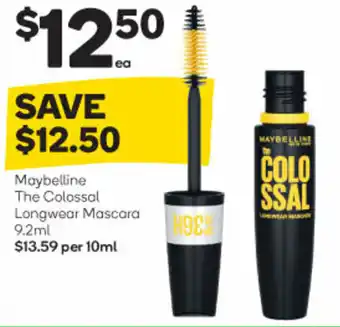 Maybelline The Colossal Longwear Mascara 9,2ml