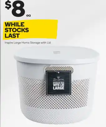 Woolworths Inspire Large Home Storage with Lid offer
