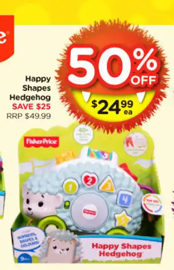 Toyworld Happy Shapes Hedgehog offer