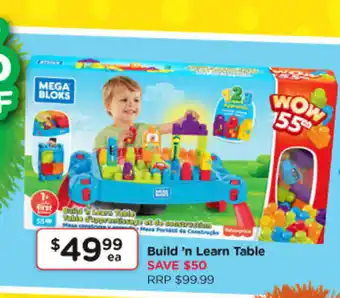 Build 'n Learn Table