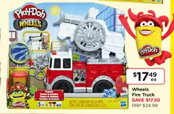 Toyworld Play-Doh Wheels Fire Truck offer
