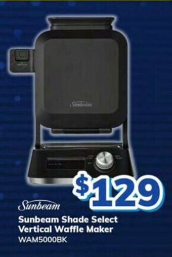 Bi-Rite Sunbeam Shade Select Vertical Waffle Maker offer