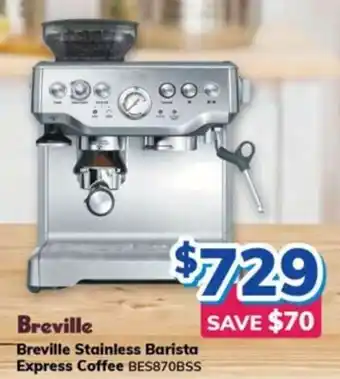 Bi-Rite Breville Stainless Barista Express Coffee offer