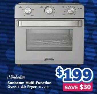 Bi-Rite Sunbeam Multi-Function Oven + Air Fryer offer