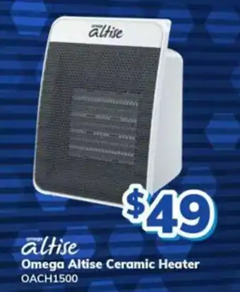 Bi-Rite Omega Altise Ceramic Heater offer