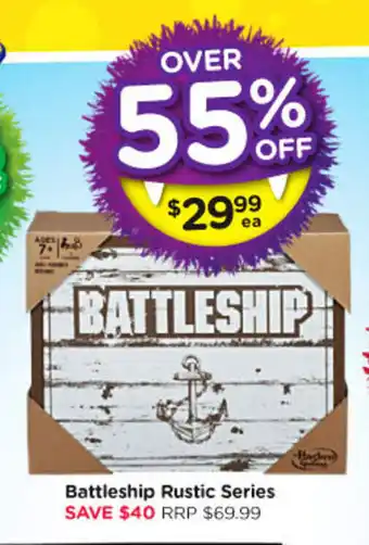 Toyworld Battleship Rustic Series offer