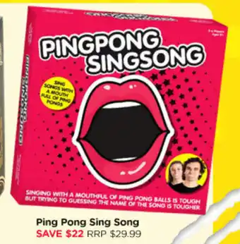 Ping Pong Sing Song