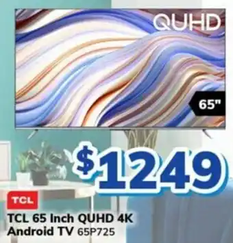 Bi-Rite TCL 65 Inch QUHD 4K Android TV offer