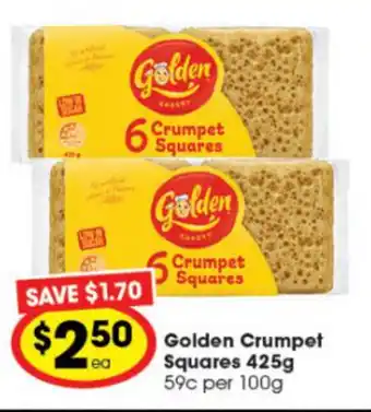 Ritchies Golden Crumpet Squares 425g offer