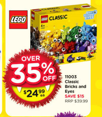 Lego 11003 Classic Bricks and Eyes