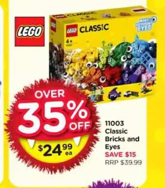 Lego 11003 Classic Bricks and Eyes
