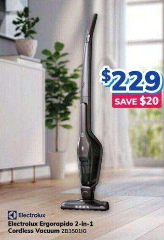 Bi-Rite Electrolux Ergorapido 2-in-1 Cordless Vacuum offer