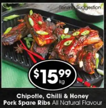 Ritchies Chipotle, Chili & Honey Pork Spare Ribs offer