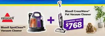 Bi-Rite Bissel SpotClean Vacuum Cleaner + Bissell CrossWave Pet Vacuum Cleaner offer