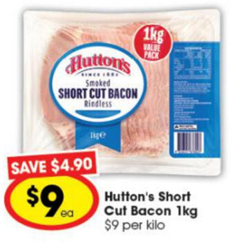 Ritchies Hutton's Short Cut Bacon 1kg offer