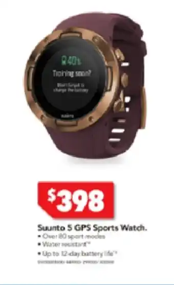 Harvey Norman Suunto 5 GPS Sports Watch offer