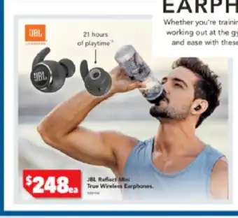 Harvey Norman JBL Reflect Mini True Wireless earphones offer